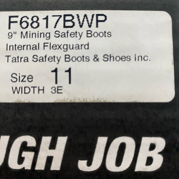 Brand new 9” Tatra Work Boots - Picture 3 of 3